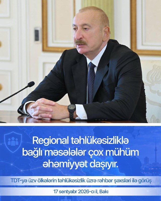 İlham Əliyevin TDT ölkələrinin rəsmiləri ilə görüşündən əsas mesajlar.