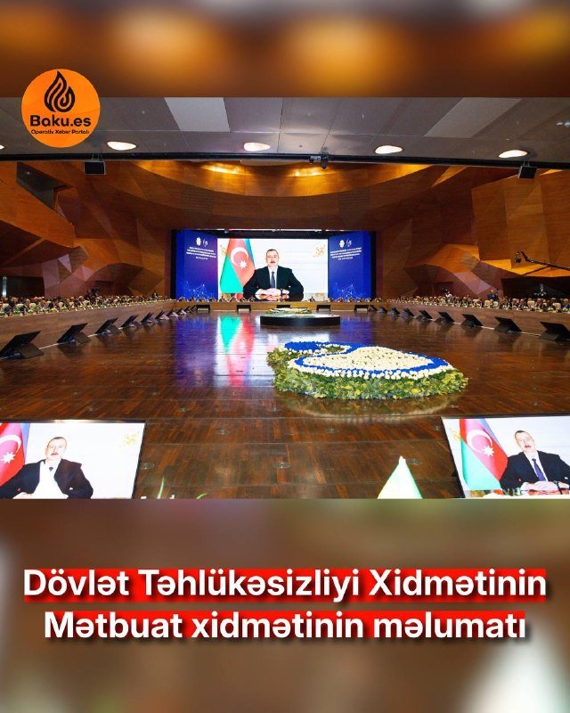 Dövlət Təhlükəsizliyi Xidmətinin Mətbuat xidmətinin məlumatı
