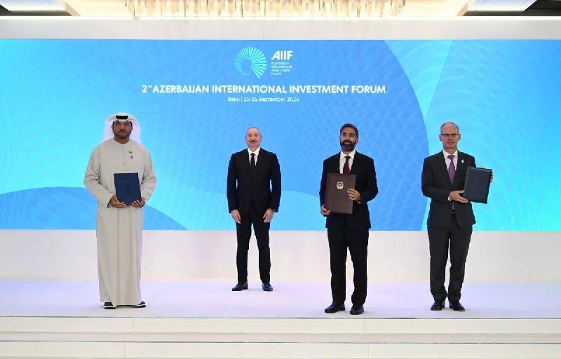 II Azərbaycan Beynəlxalq İnvestisiya Forumunda sənədlər mübadilə edilib