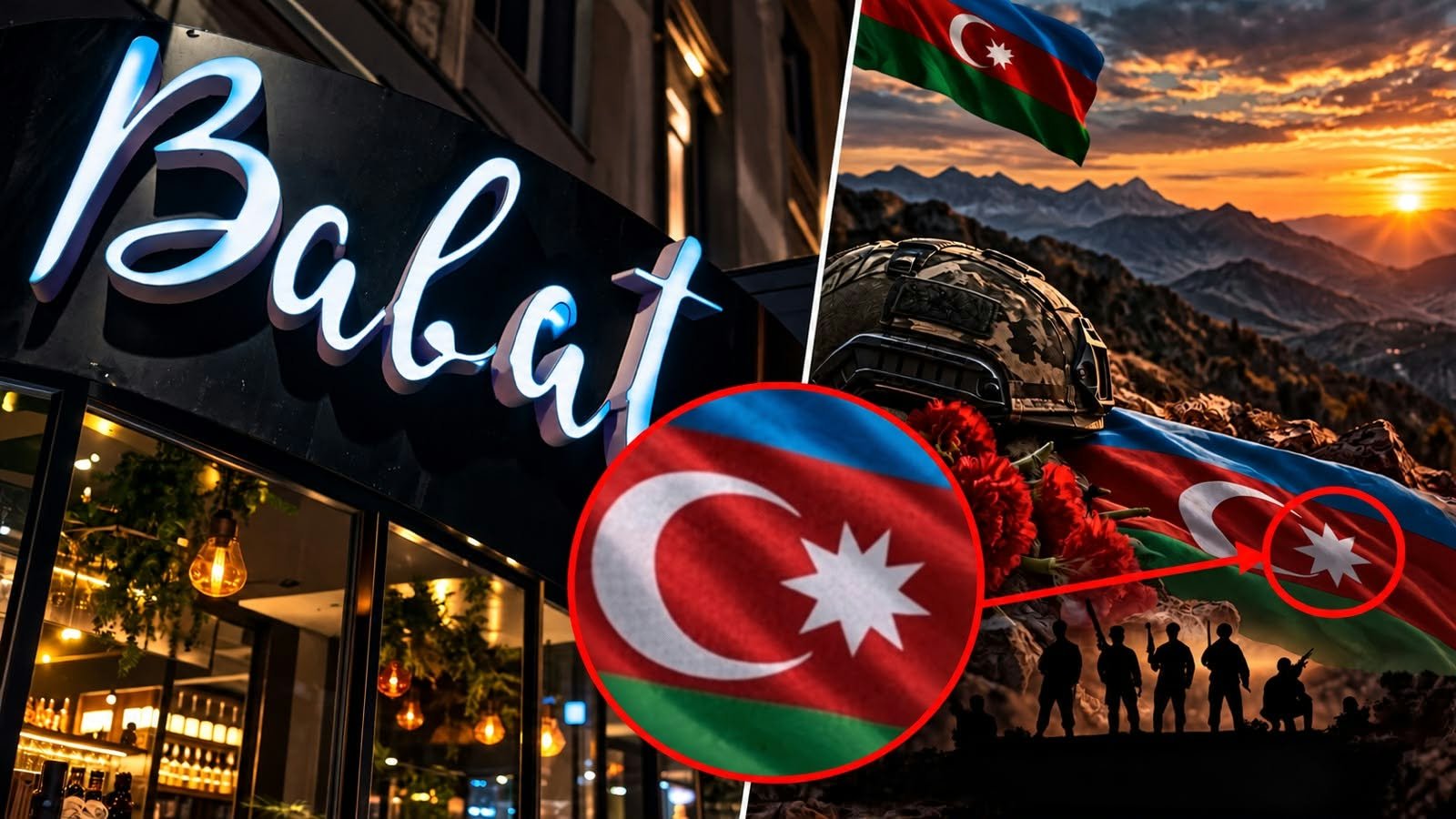 BABAT All Mood Bistro” Anım Günündə bayrağımıza qarşı sayğısızlıq edib: 8 guşə 9 oldu