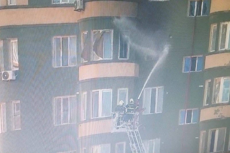 Masazırda yaşayış binasında yanğın olub