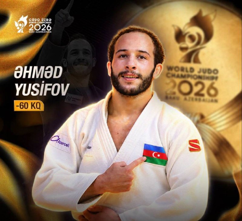 Azərbaycan cüdoçusu Əhməd Yusifov Bakıda keçirilən dünya çempionatında qızıl medal qazanıb.