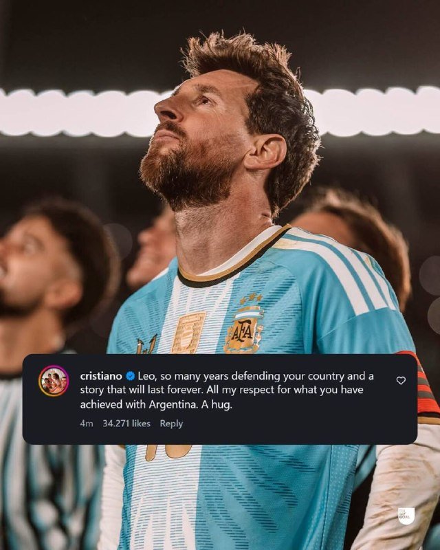 Ronaldo Messinin millidən ayrılmasına reaksiya verib