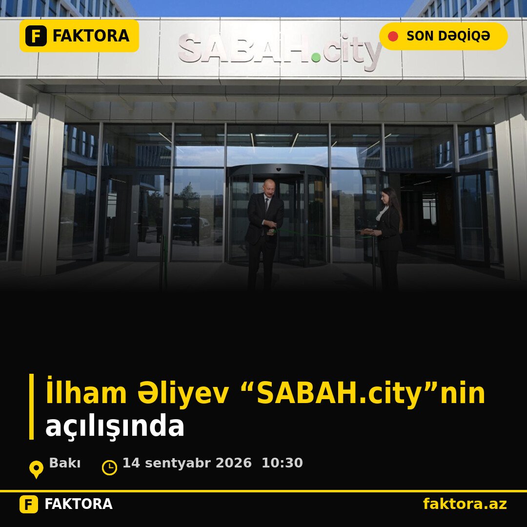 İlham Əliyev “SABAH.city”nin açılışında